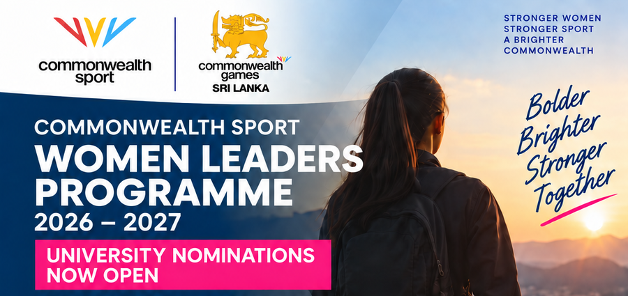 Commonwealth Sport Women Leaders Programme CWLP 2026   2027 Mentee Opportunity
