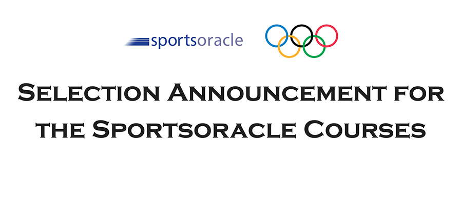 Selection Announcement for the Sportsoracle Courses